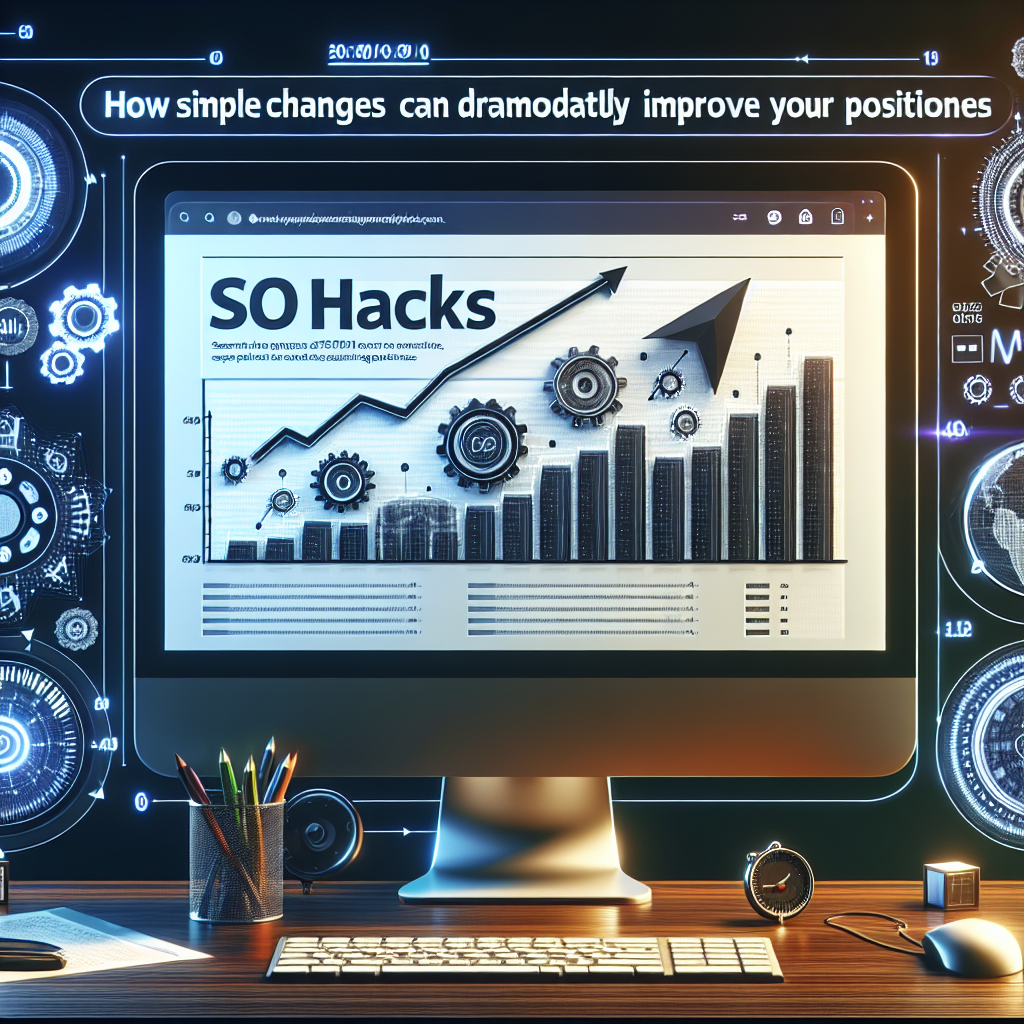 SEO Hacks: Jak Proste Zmiany Mogą Dramatycznie Poprawić Twoje Pozycje