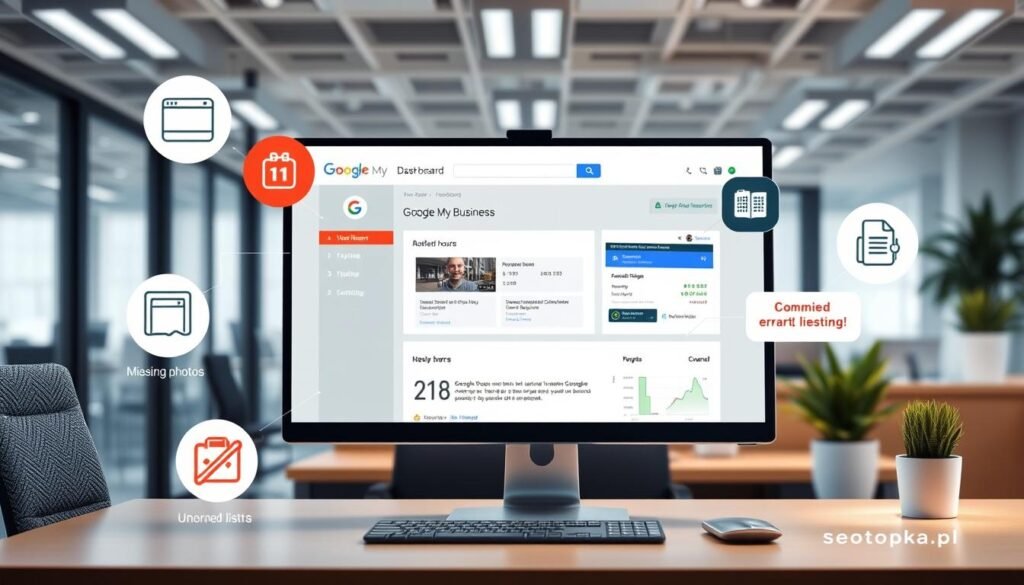 jak unikać błędów w Google Moja Firma