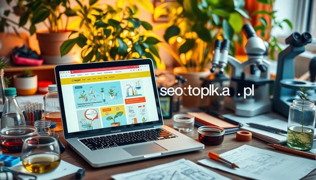 Tworzenie wartościowych treści w blogu o eksperymentach biologicznych DIY