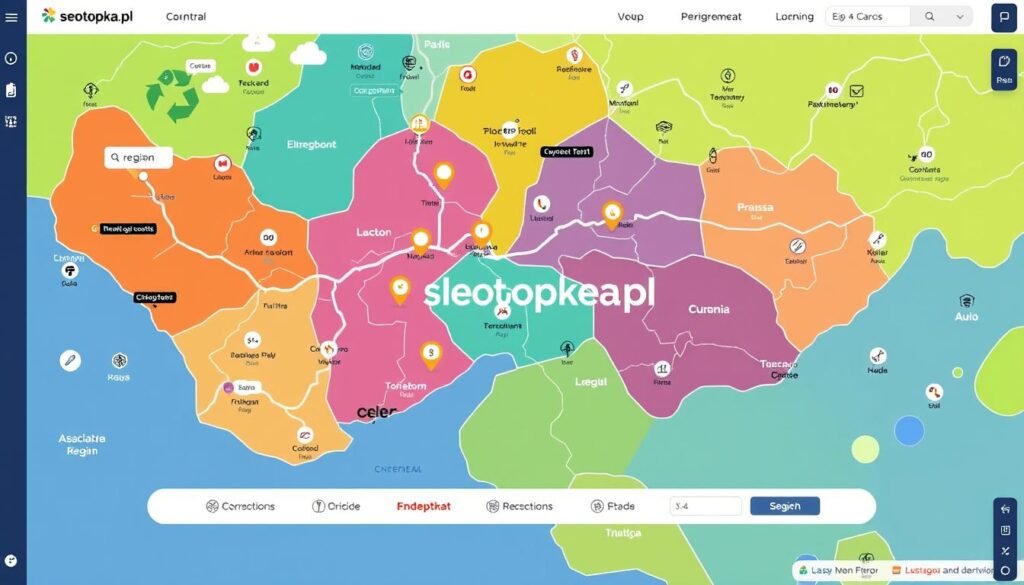 efektywna mapa interaktywna