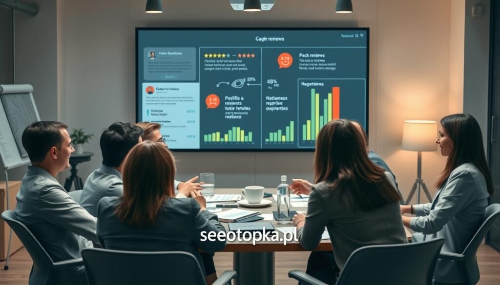 reakcja na opinie klientów