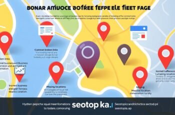 Jakie błędy techniczne mogą obniżyć widoczność w Mapach Google?