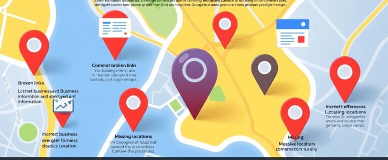 Jakie błędy techniczne mogą obniżyć widoczność w Mapach Google?