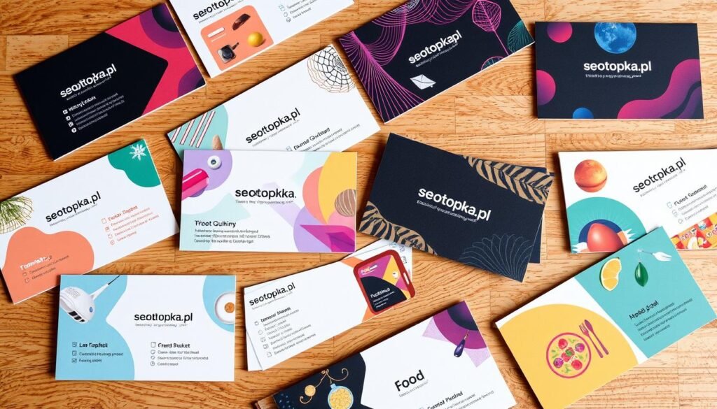 efektowne wizytówki